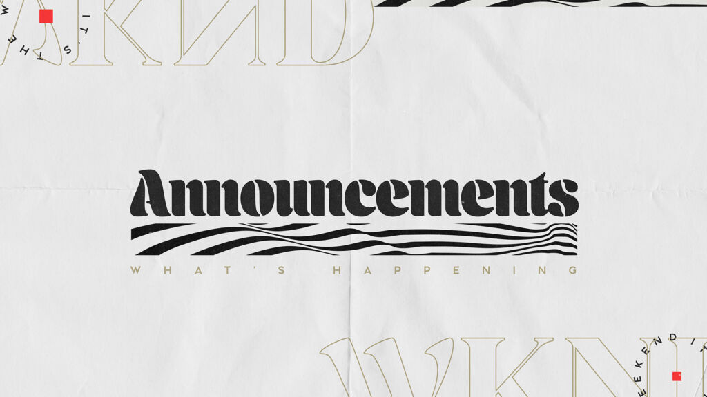 BlackandWhiteAnnouncementGraphic Ministry Pass