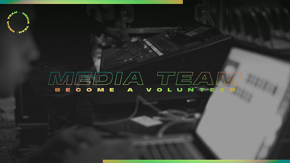 MediaTeamVolunteersChurchAnnouncement Ministry Pass